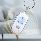 Pipe sound-activated sensor-key finder with key ring