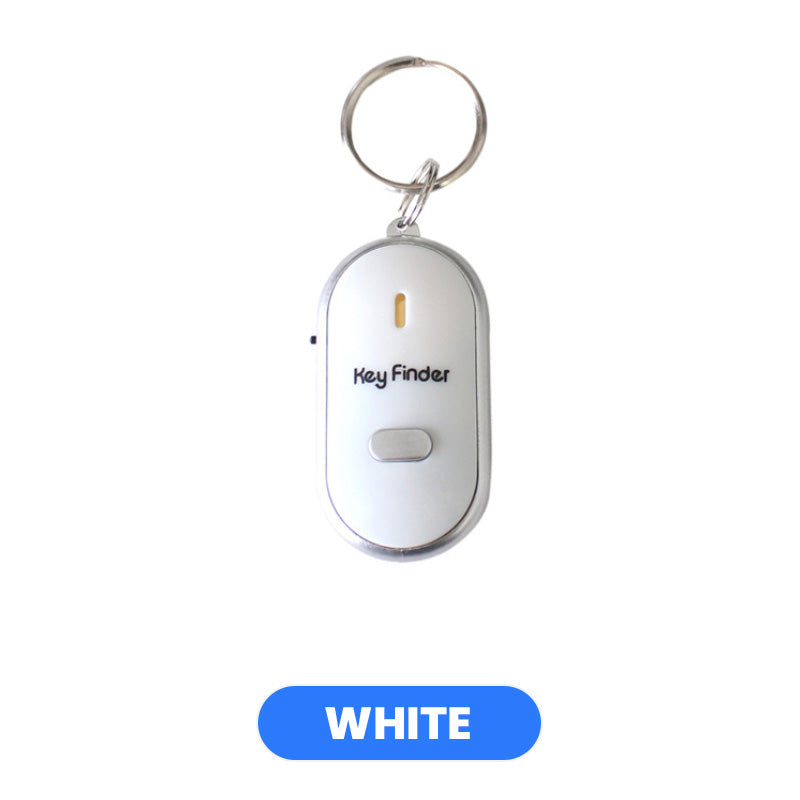 Pipe sound-activated sensor-key finder with key ring