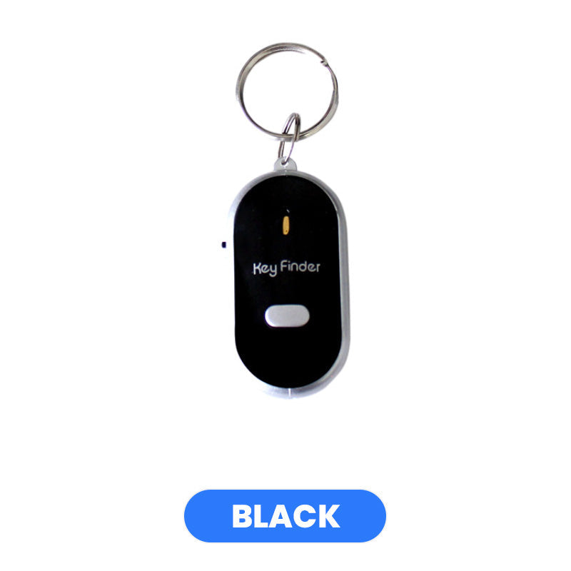 Pipe sound-activated sensor-key finder with key ring