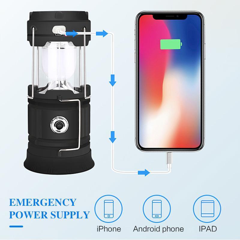 FlameLite – The 3-in-1 Camping Lantern with Flame Effect
