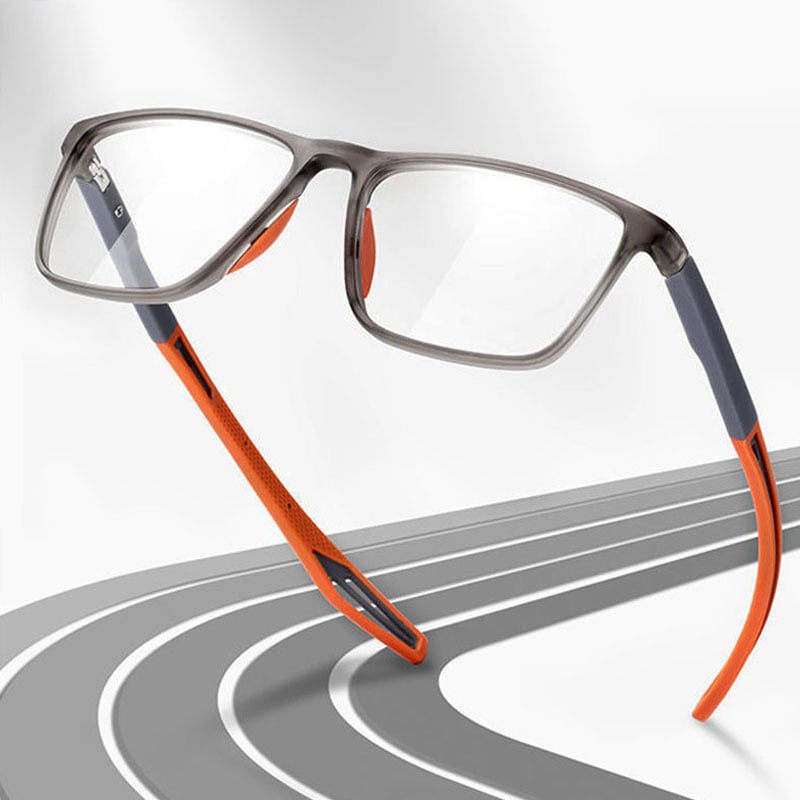 Sports glasses for men with ultra-light lenses against blue light and presbyopia