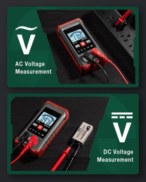 Fully automated intelligent digital multimeter with anti-burning