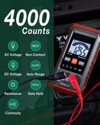Fully automated intelligent digital multimeter with anti-burning