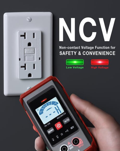 Fully automated intelligent digital multimeter with anti-burning
