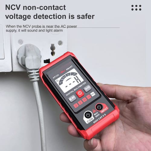 Fully automated intelligent digital multimeter with anti-burning