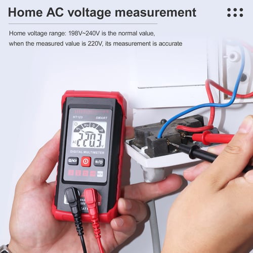 Fully automated intelligent digital multimeter with anti-burning
