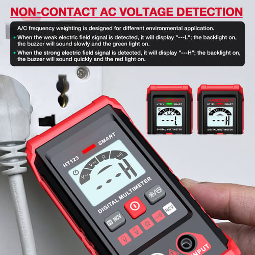 Fully automated intelligent digital multimeter with anti-burning