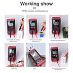 Fully automated intelligent digital multimeter with anti-burning