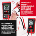 Fully automated intelligent digital multimeter with anti-burning