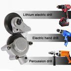 Electric drill for cutting metal sheets