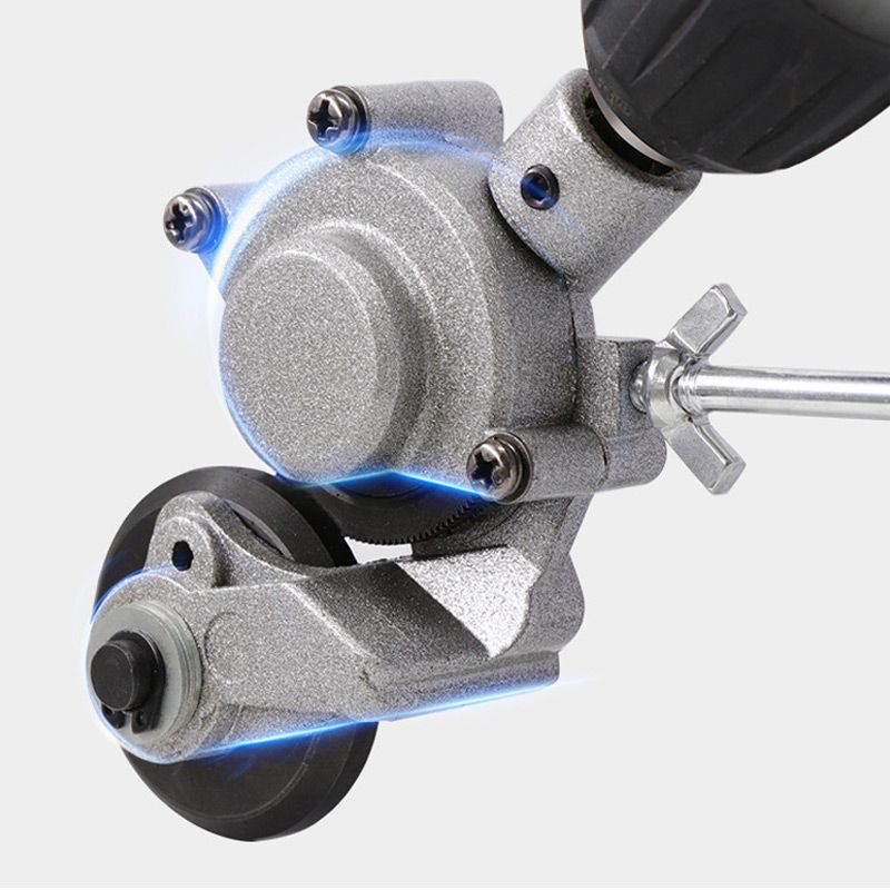 Electric drill for cutting metal sheets