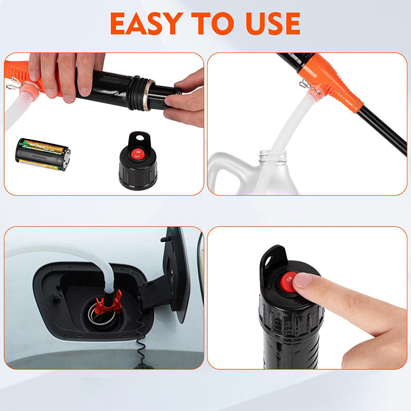Portable electric transfer pump for versatile use
