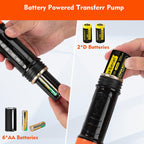 Portable electric transfer pump for versatile use