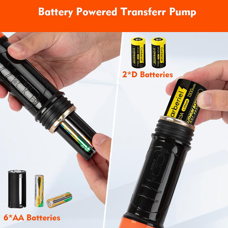 Portable electric transfer pump for versatile use