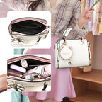 Versatile bag for women with cute kitten organizer