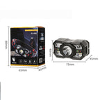 Smart adjustable rechargeable sensor headlamp