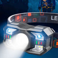 Smart adjustable rechargeable sensor headlamp