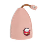 Creative retractable, cute car keychain case with large capacity