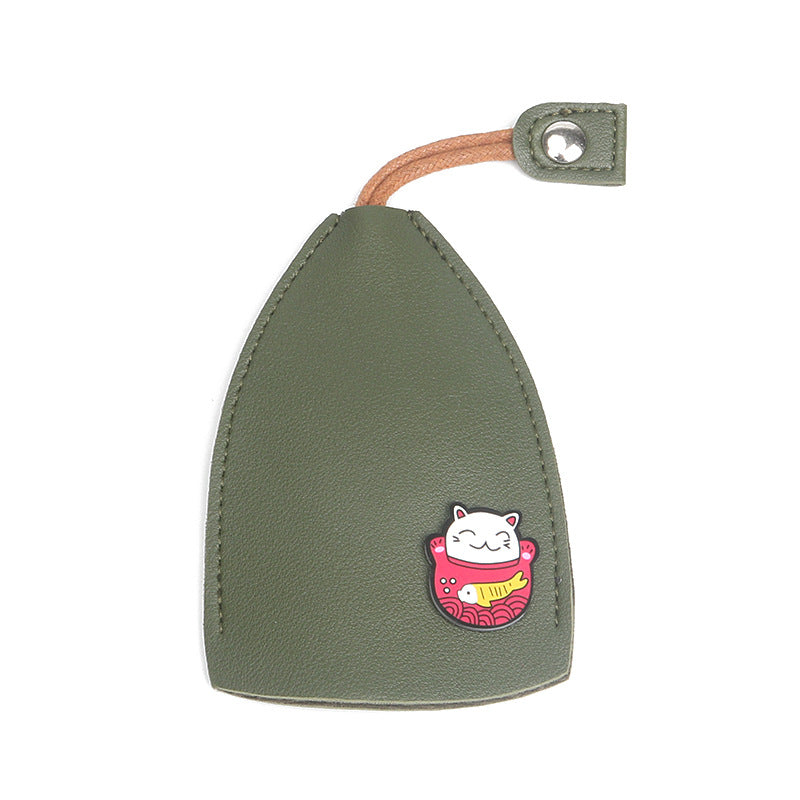 Creative retractable, cute car keychain case with large capacity