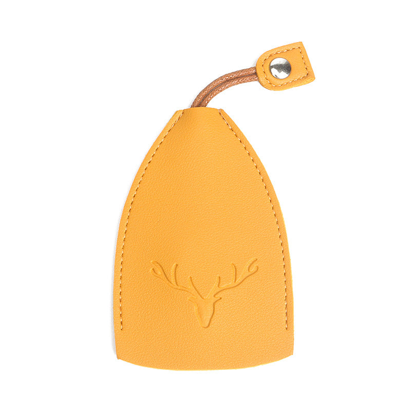 Creative retractable, cute car keychain case with large capacity
