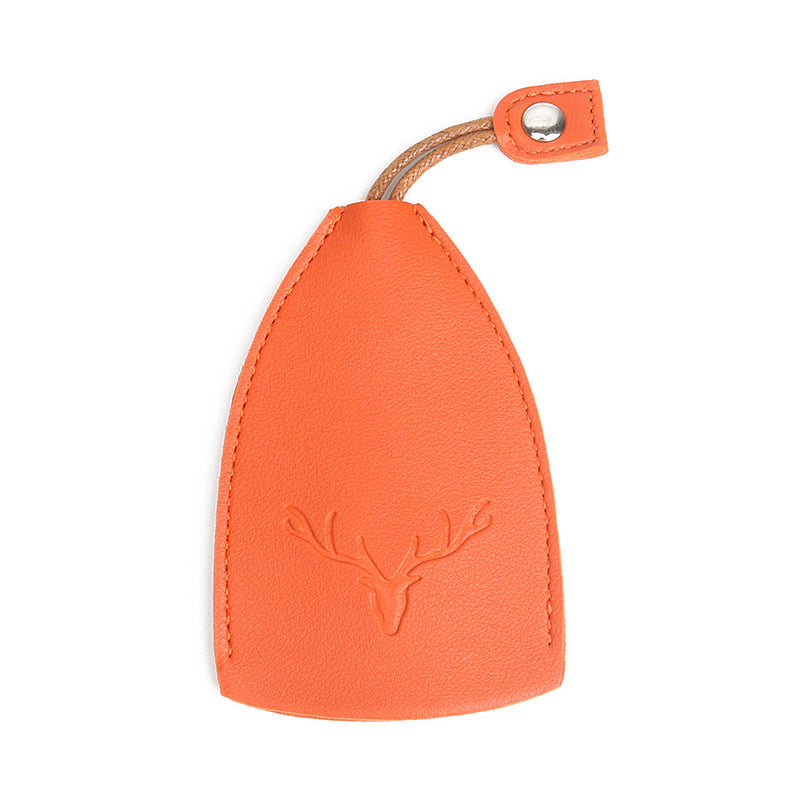 Creative retractable, cute car keychain case with large capacity