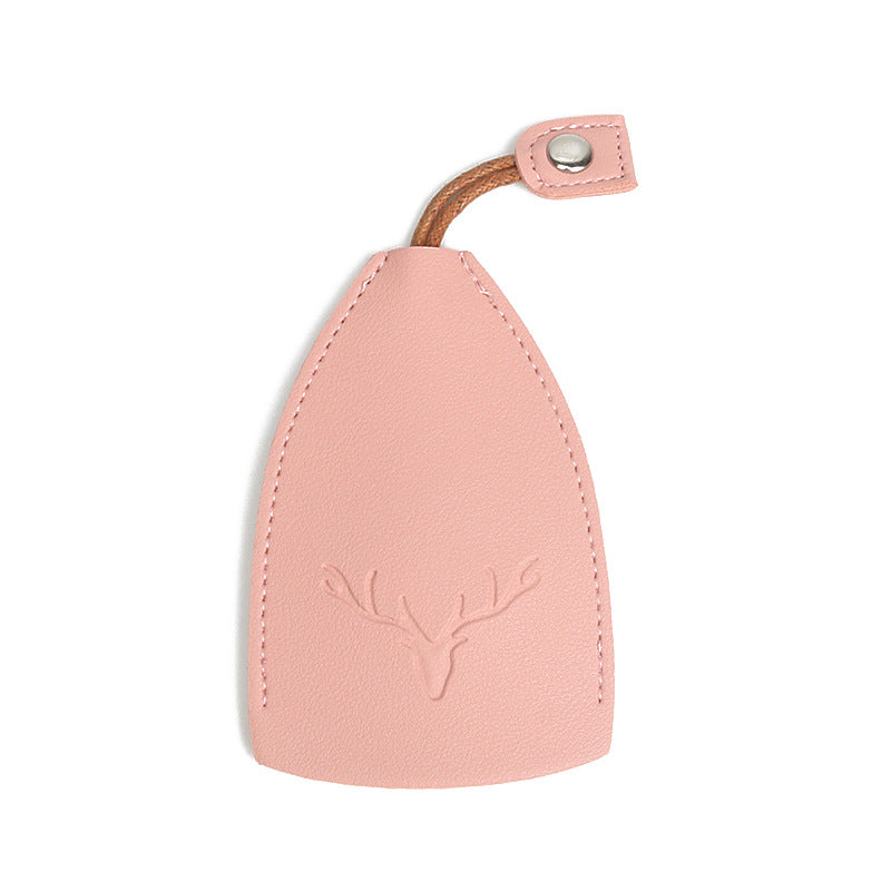 Creative retractable, cute car keychain case with large capacity