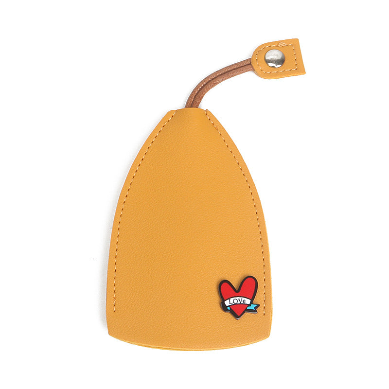 Creative retractable, cute car keychain case with large capacity