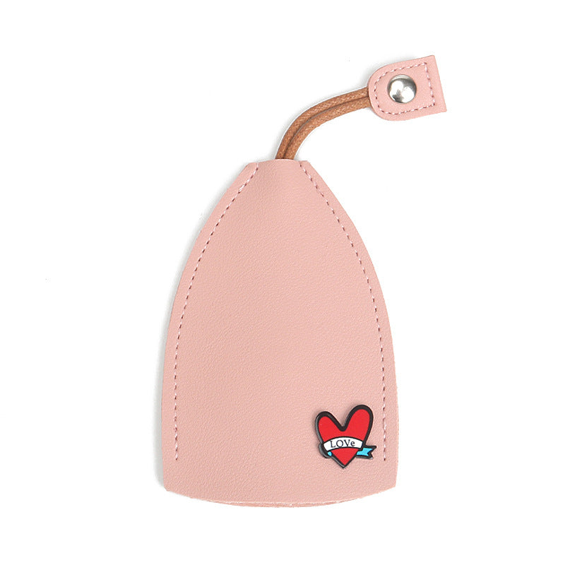 Creative retractable, cute car keychain case with large capacity