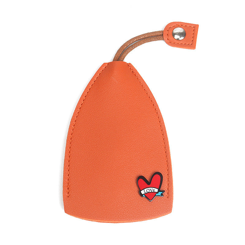Creative retractable, cute car keychain case with large capacity
