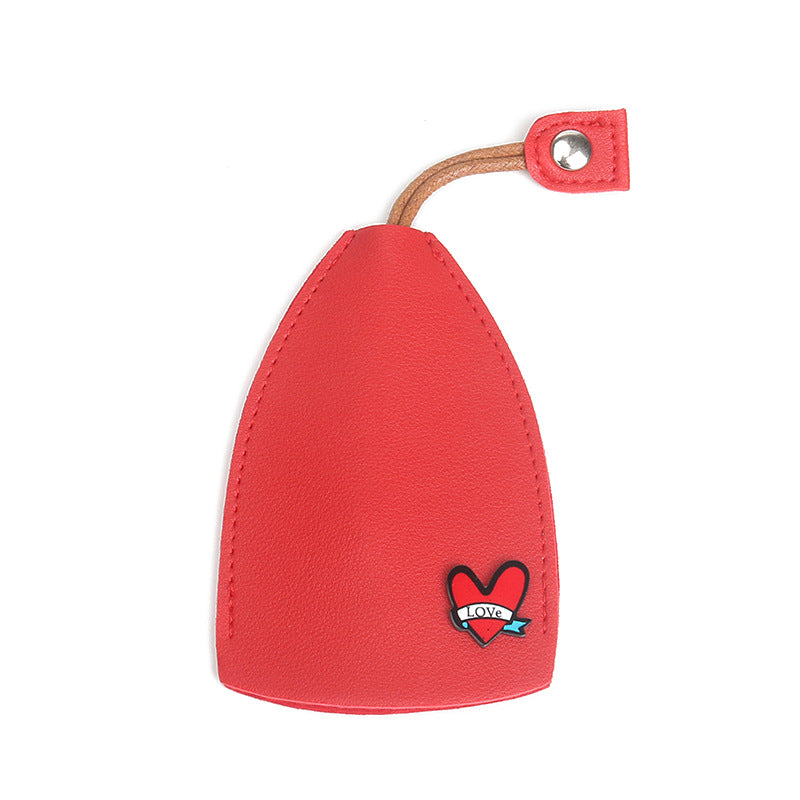 Creative retractable, cute car keychain case with large capacity