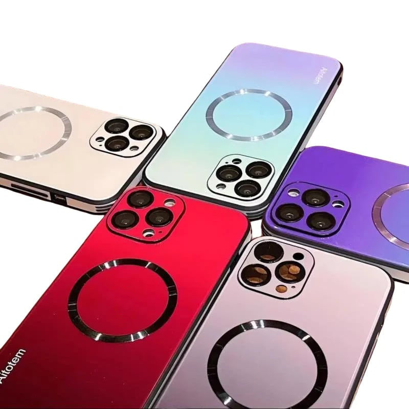 Gradient bag with magnetic for iPhone