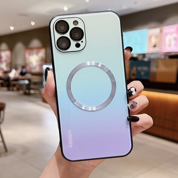 Gradient bag with magnetic for iPhone