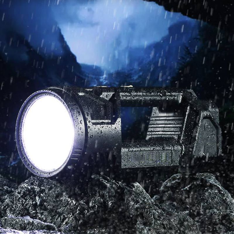 Super Bright Double Head Spotlight portable flashlight