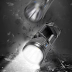 Super Bright Double Head Spotlight portable flashlight