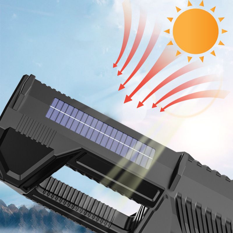 Super Bright Double Head Spotlight portable flashlight