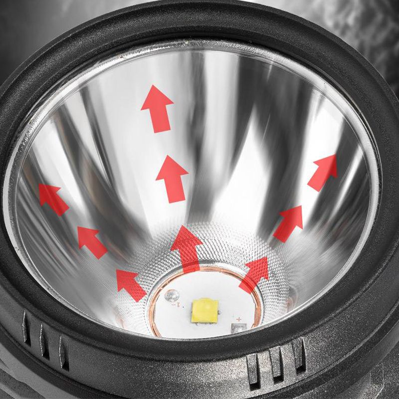 Super Bright Double Head Spotlight portable flashlight