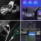 Super Bright Double Head Spotlight portable flashlight