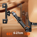 Tablet holder for headrest in car