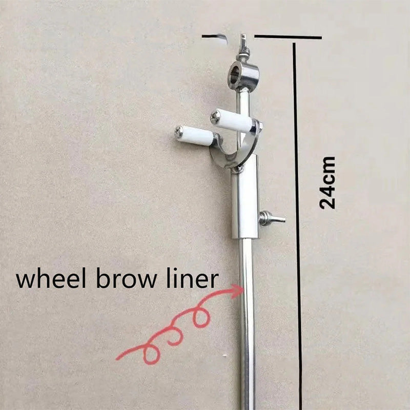 Tools for repairing dents in the car's fender extension