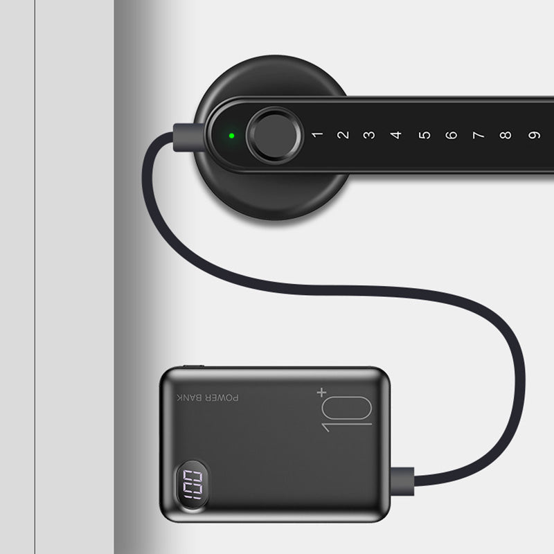 Fingerprint Smart door lock handle with Bluetooth APP control
