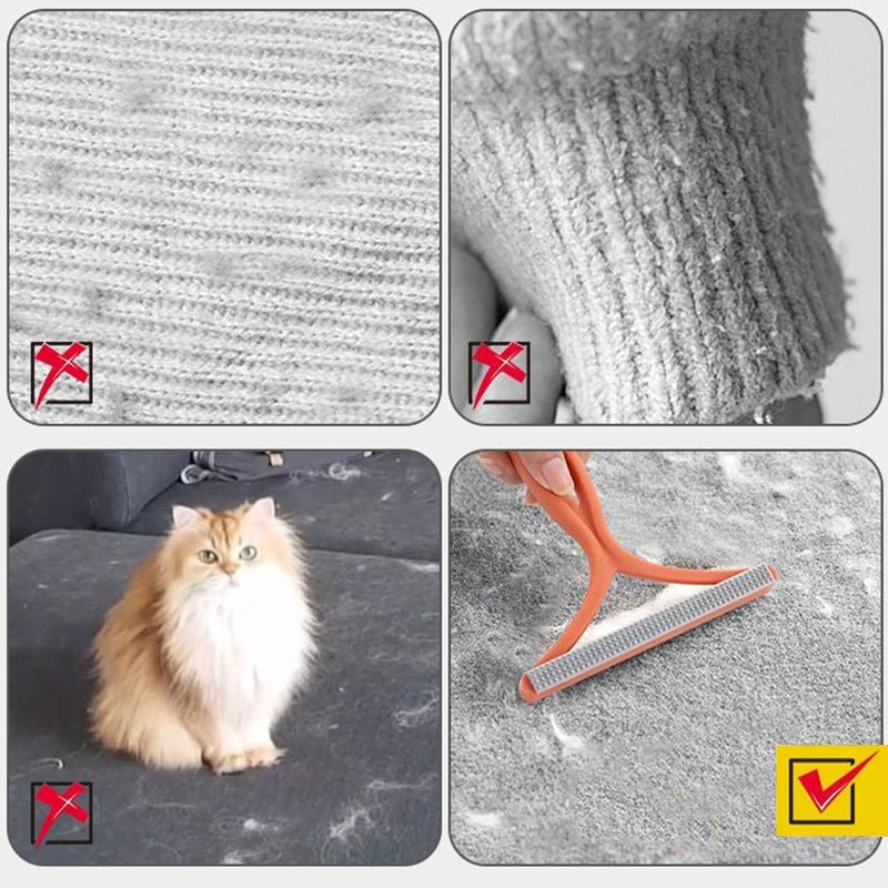 Double-sided manual lint remover