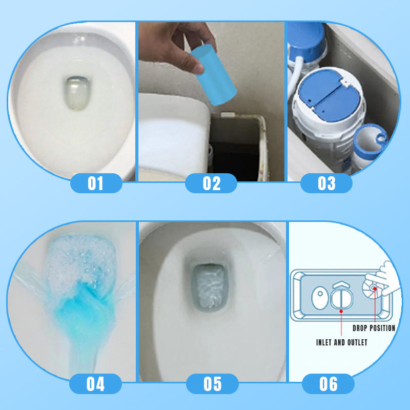 Effective concentrated descaling stick for toilet cleaning