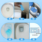 Effective concentrated descaling stick for toilet cleaning