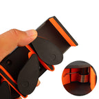 Wall-mounted fishing rod holder