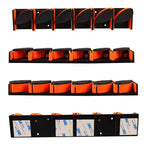 Wall-mounted fishing rod holder