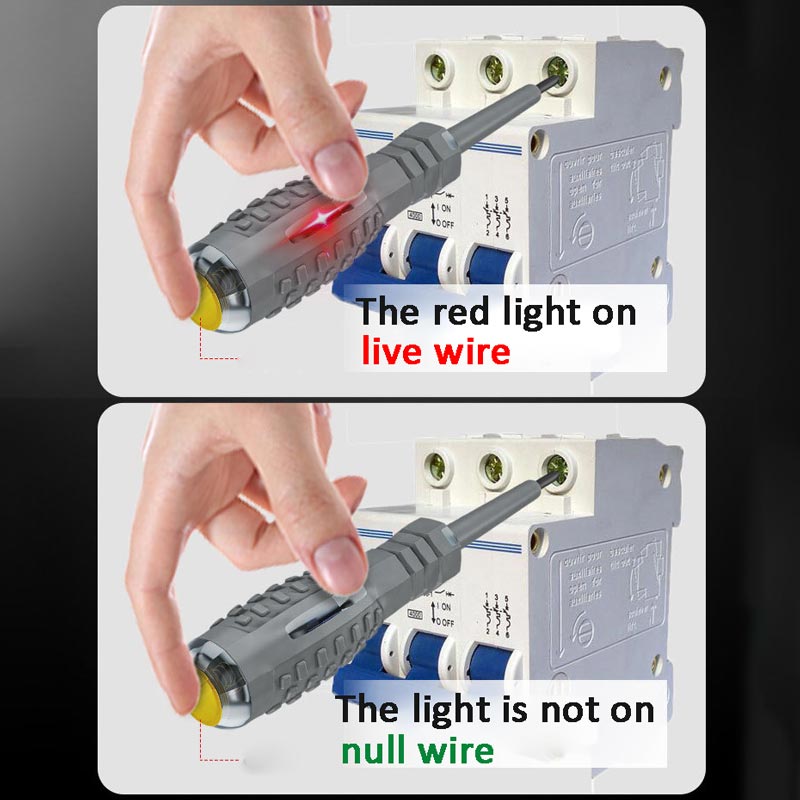 2-in-1 strong magnetic screwdriver with high torque Electricity detector