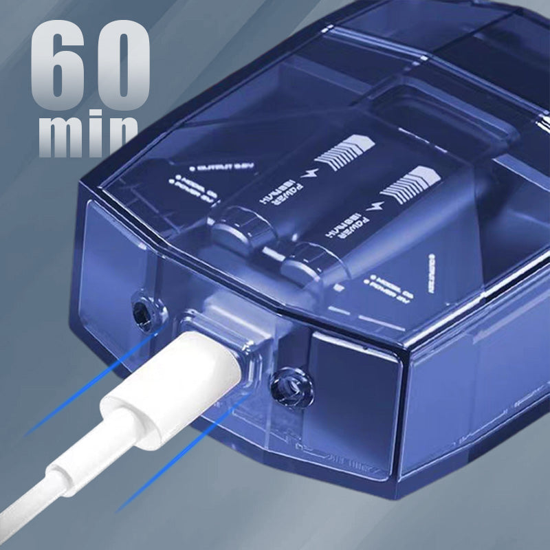 Transparent Mini Electric Razor with Low Noise Level