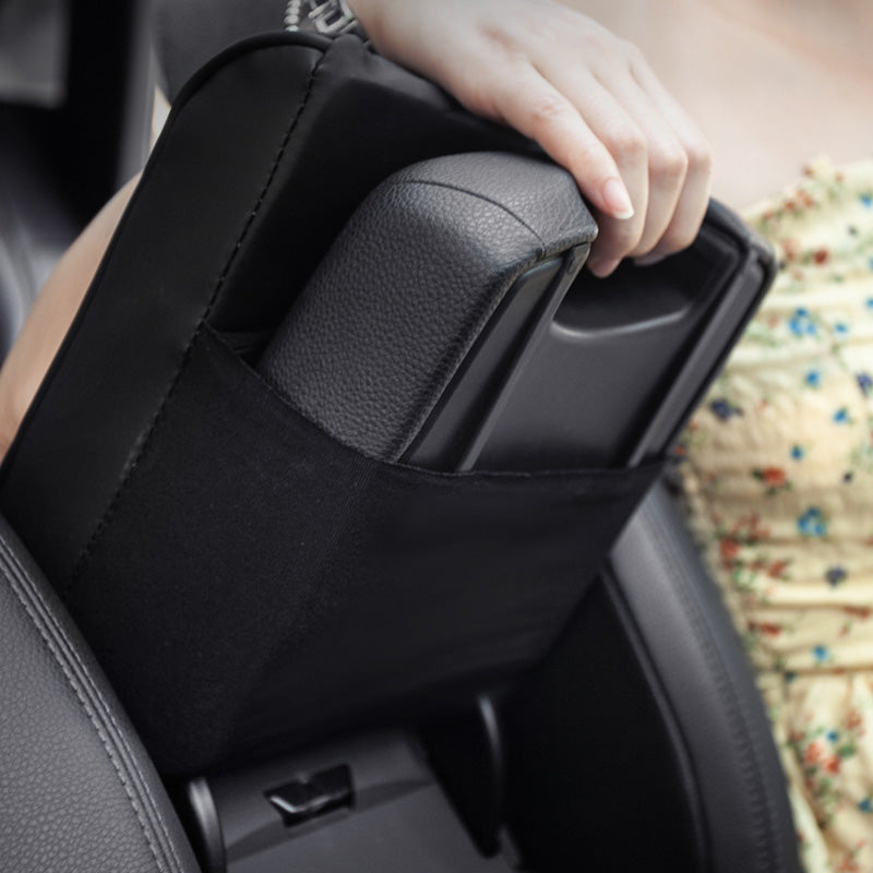 Memory foam center console cover for car