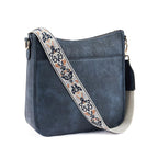 Versatile leather crossbody bag for women