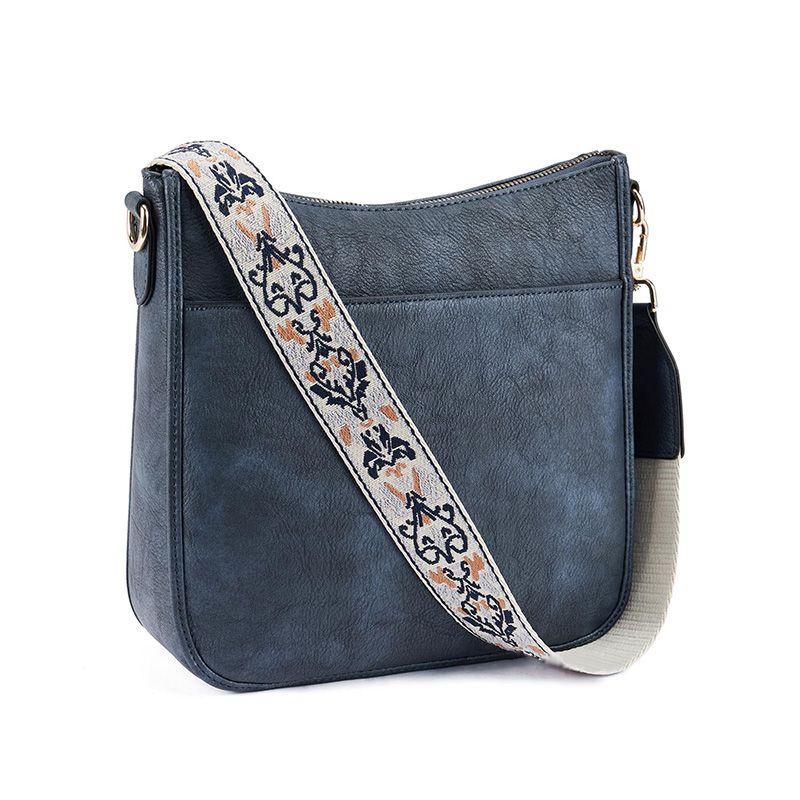 Versatile leather crossbody bag for women